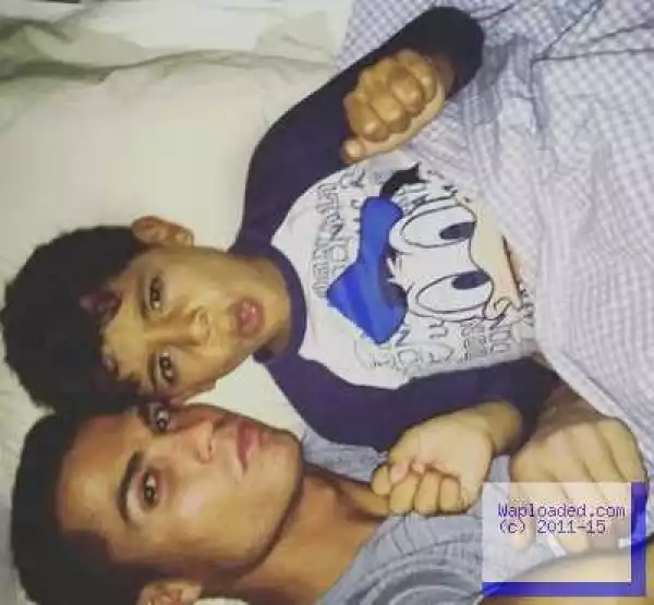 Cristiano Ronaldo And Son Cuddled Up In Bedroom Selfie